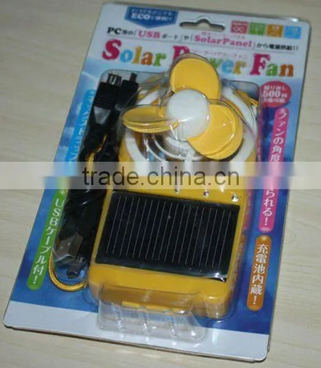 2012 hottest led light solar camping fans with moble charger function