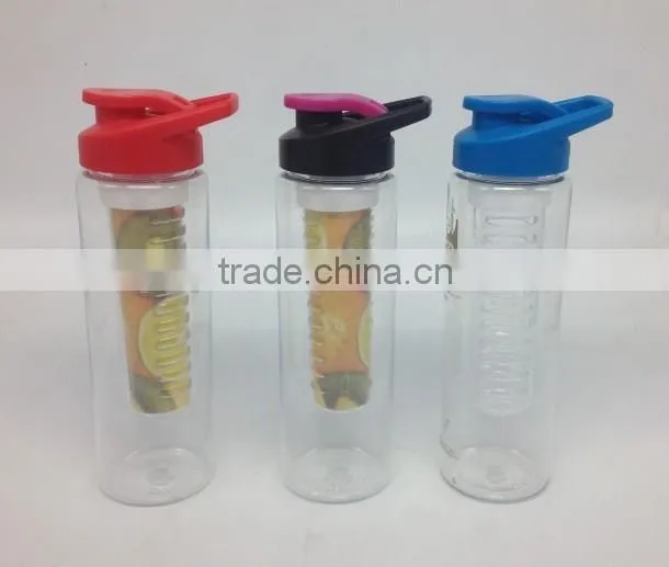 friendly water bottle with fruit Infuser with cap