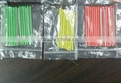 Colorful fiber splice protector, optional heat shrink tube sleeve, fiber protection sleeve