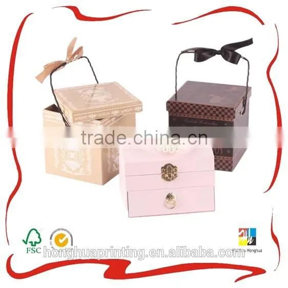 2014 paper storage box Christmas music boxes