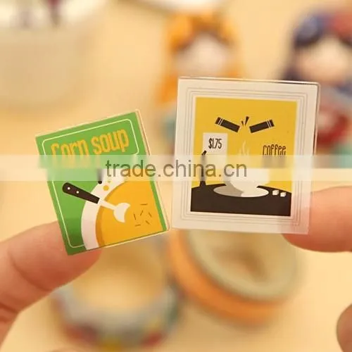 petit transparent custom lable sticker