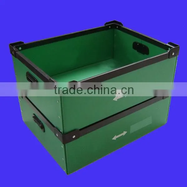 Corrugated pp correx storage box with dividers