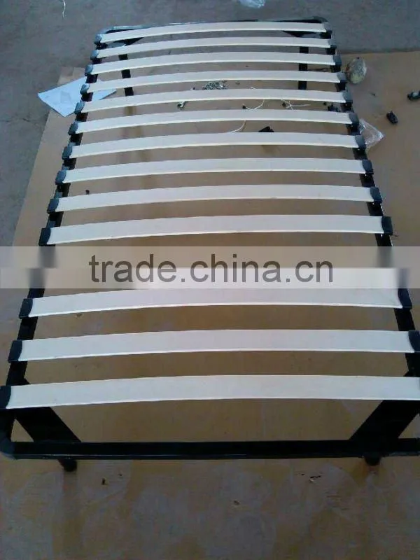 wood slat with metal frame