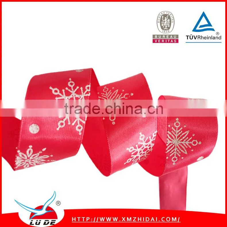 2015 custom printed ribbon for Christmas,Christmas decorative ribbon