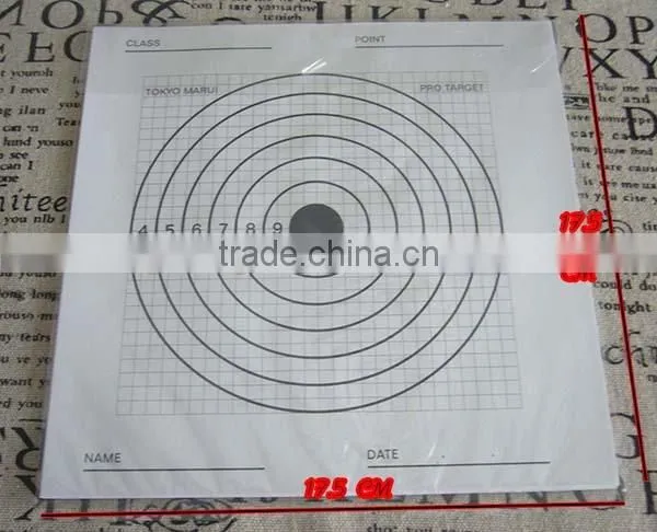 Shooting Target, customized printing paper target. China directly supply outdoor or indoor sport Target.