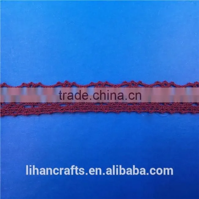 Wholesale High Quality H0902G Lace Ribbon,Crocheted Lace,100% Cotton Lace