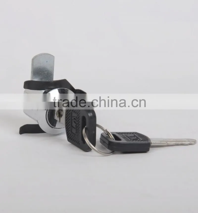 Bright chrome blade tubular cam lock use for cabinet wardrobe drawer