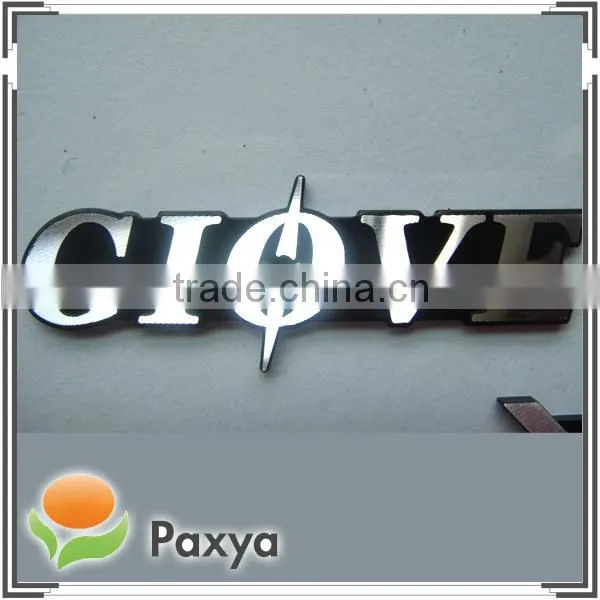 Customized Aluminum extrusion metal logo labels