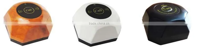 waiter restaurant wireless paging system, waiter service call bell button pager, waiter service call pager