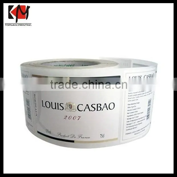 Self Adhesive Vinly Label Printing Anti-curl Heat Resistant Label Sticker