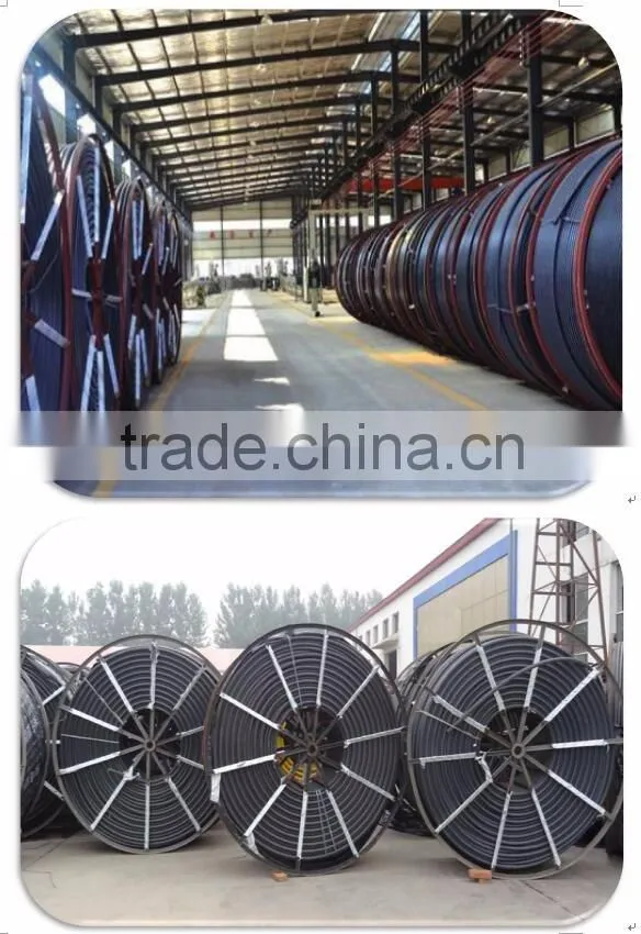 fiber optic hdpe silicon core pipe for telecommunication