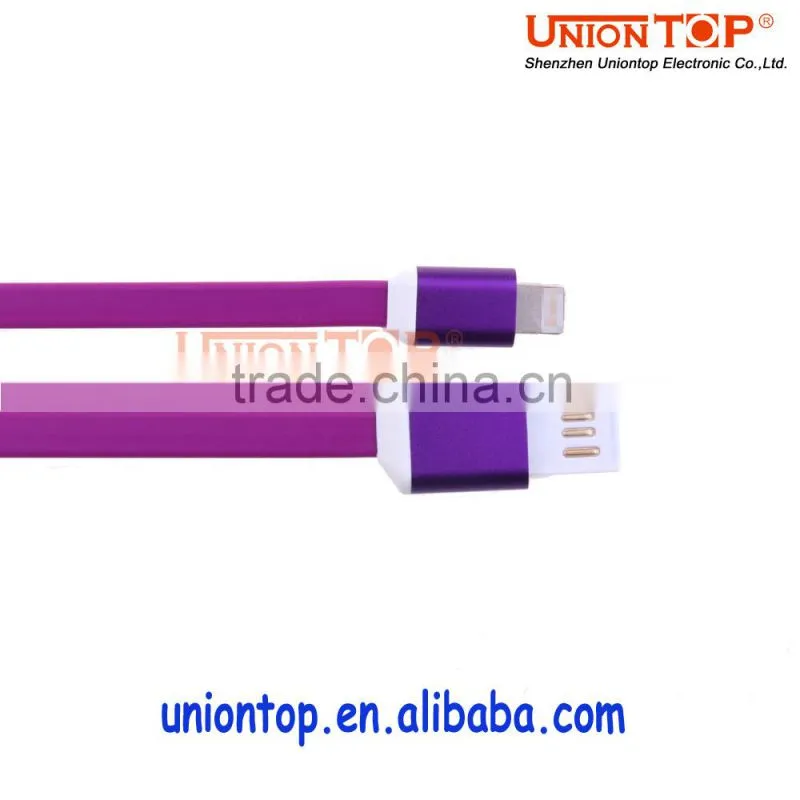 wholesale 2 in 1 two sided 8pin usb data cable for charging iphone5