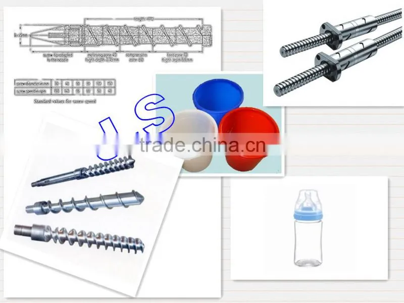 COLD HEAT FEEDING SCREW AND BARREL