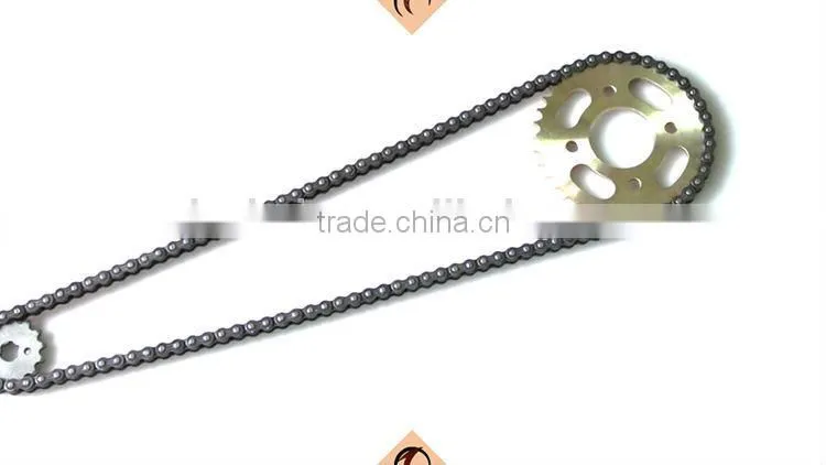 HIGH QUALITY 45 STEEL 40MN 428H/132L-45T/15T motorcycle chain and sprocket