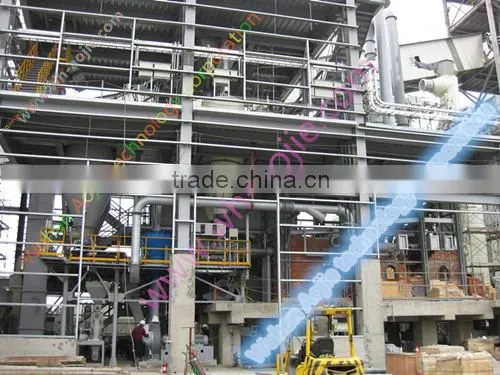 circulating fluidized bed with fluidized bed coating