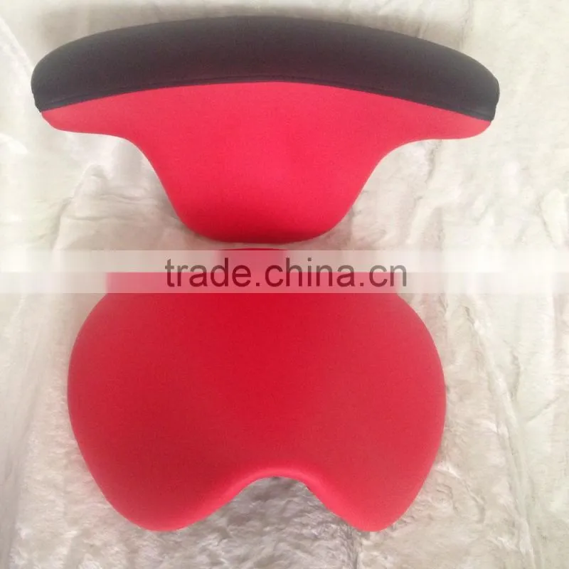 European design sensual salon stool /fashionable salon stool/ classic salon saddle stool with beautiful design backrest