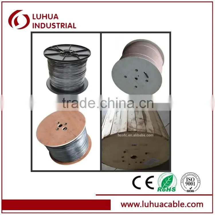 CE standard MATV RG11 Drop Coaxial cable with messenger