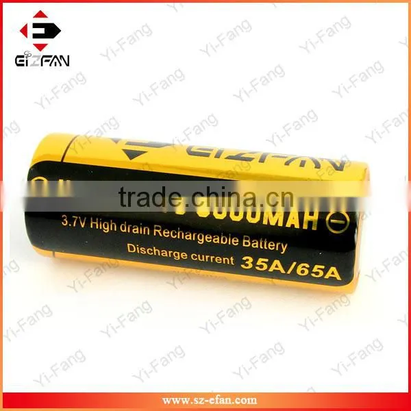 26650 price EFAN 26650 3500mah 35A/65A high amp Limn battery