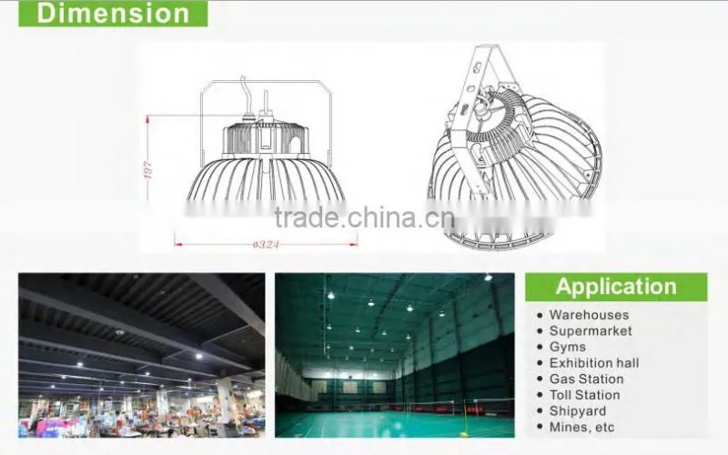 New arrival IP65 LED High bay lamp waterproof LED lighting CREE3535 150W LED light high bay with Good price