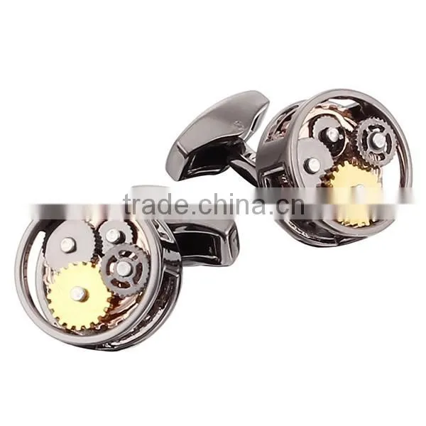 2016 Modern Style Watch Shape Metal Cufflinks For Men