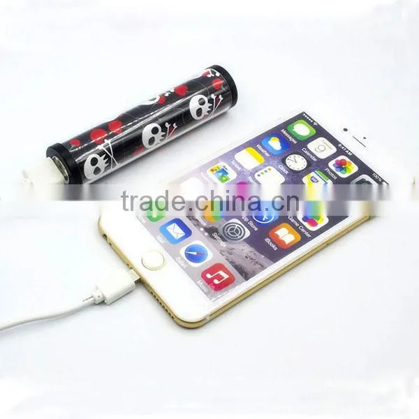Power stick with insert color paper