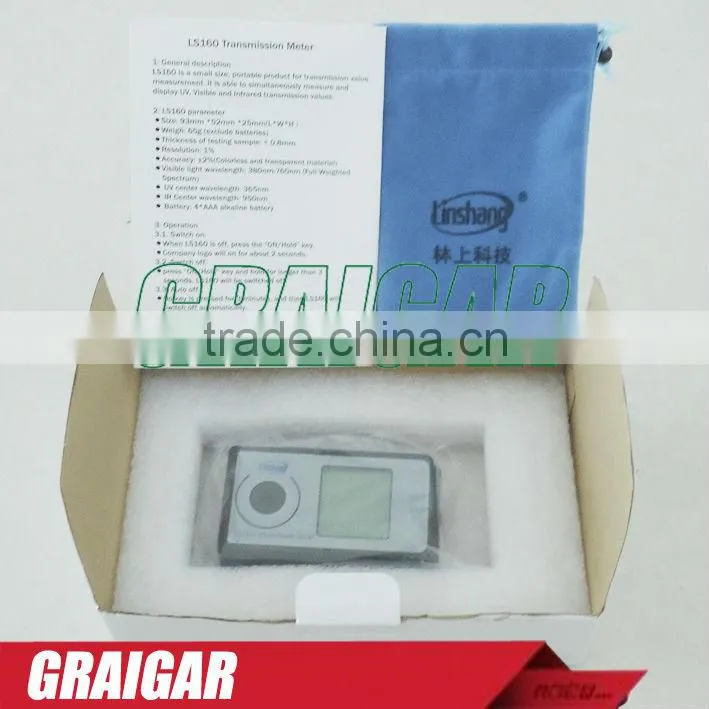 Portable Solar Film Transmission Meter LS160A Solar film tester Visible and Infrared transmission values