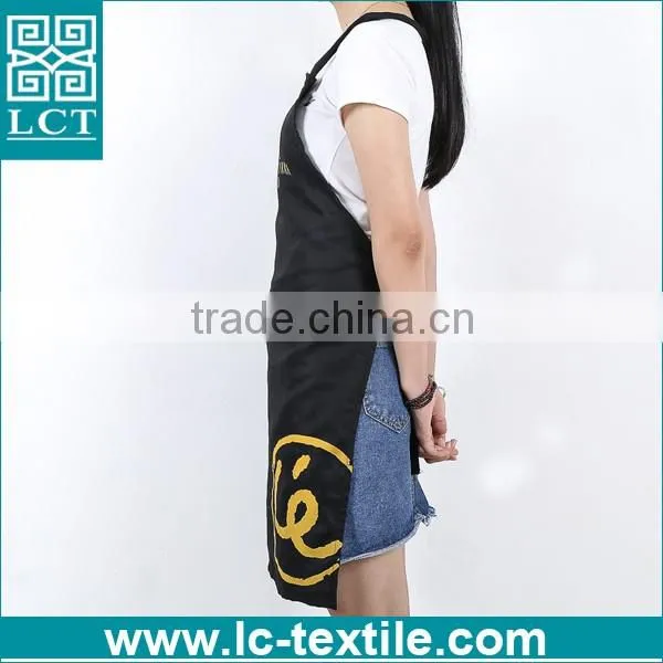 OEM service custom pattern silk screen print aprons with logo LCTN2021