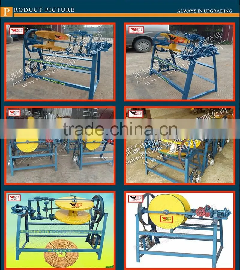 Houshold Rice Stalk Rope Weaving Machine