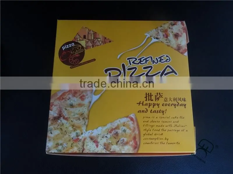 Factory price high quality corrugated E-flute paperboard pizza box