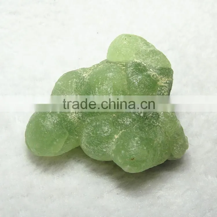 Natural semi-precious stones prehnite mineral raw materials