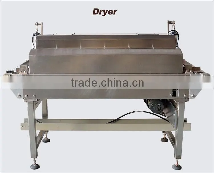 Chocolate bar depositing machine