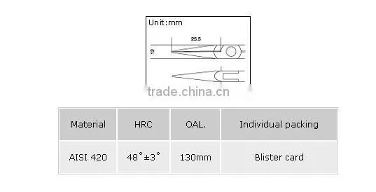 Brand ProsKit 1PK-28 Stainless Steel Flat Nose Plier With Smooth Jaw (130mm)