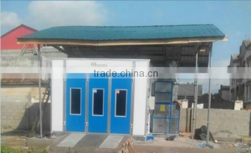 used auto paint booth with basement(electric heating type)