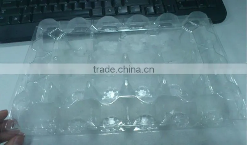 recyclable 6 plastic egg carton