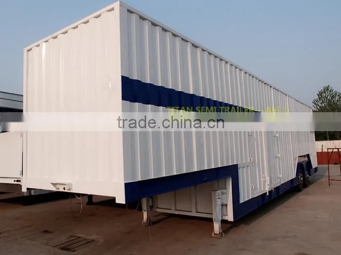 Titan Dry Cargos Transport Box Semi Trailer, Van Type Semi Trailer for Sale