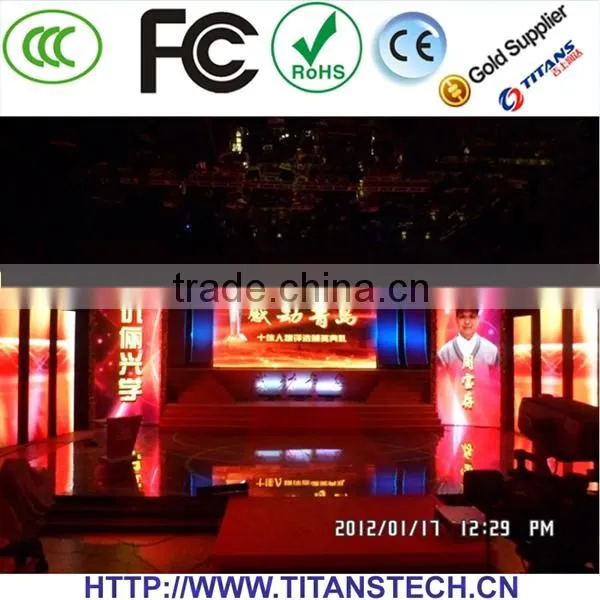 Steel Cabinets P4 Indoor Advertising Led Tv Display