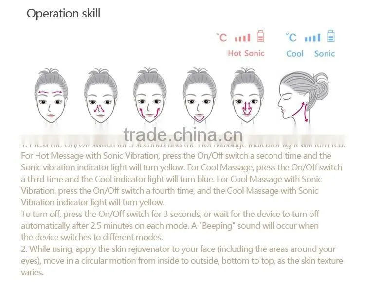 Hifu Face Lift Hot and Cold Hammer Facial Machine