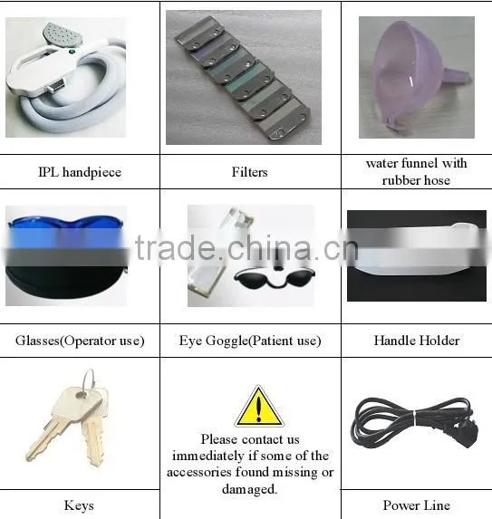 Face and Body Home IPL Hair Removal System ipl lamp with 100,000 shots
