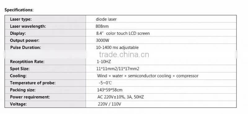 Top quality! Professional 808nm diode laser hair removal equipment/ laser hair removal machine price