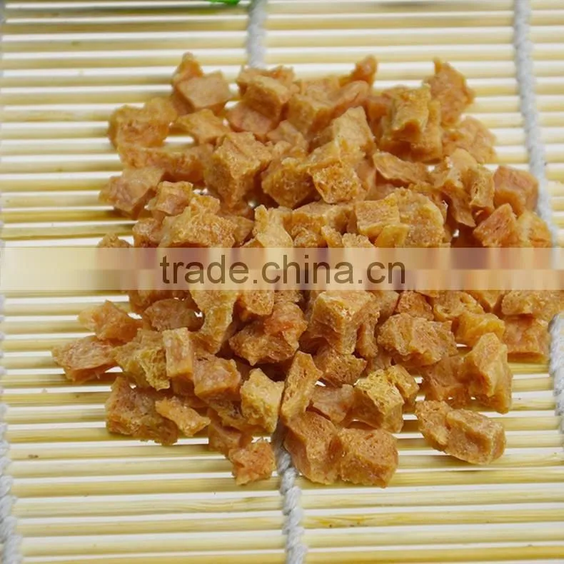 Freeze Dried Chicken Cubes, Slices