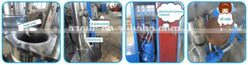 AZEUS brand hydraulic type Small olive oil press / Soybean oil mill