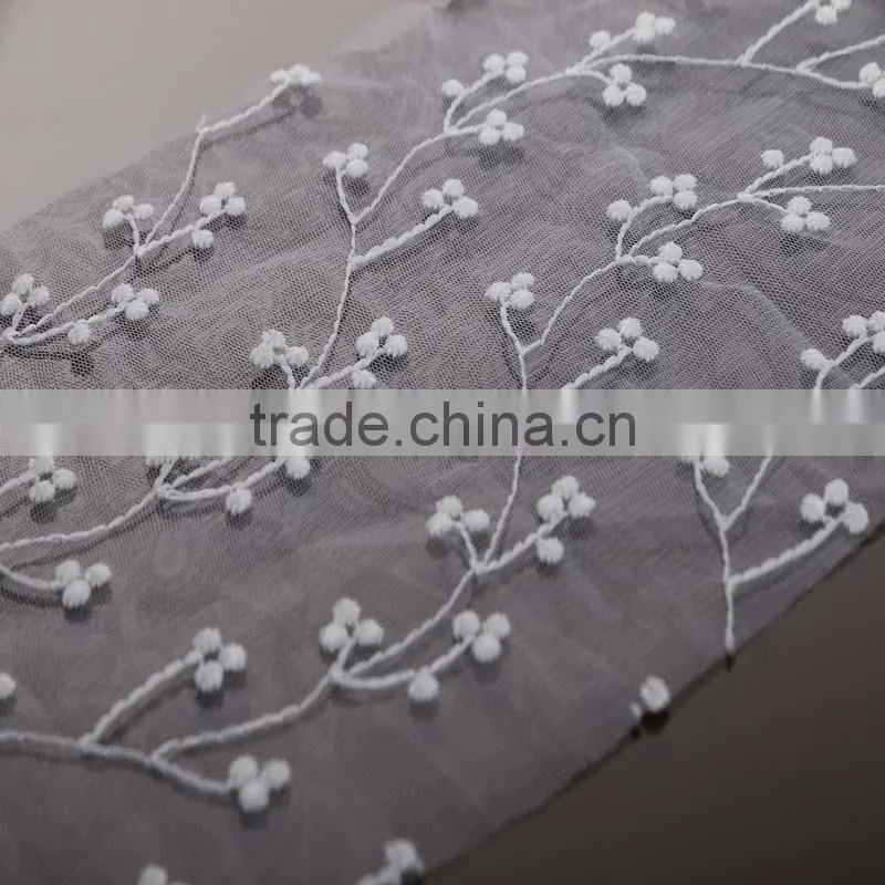 lace curtain fabric of non woven interlining