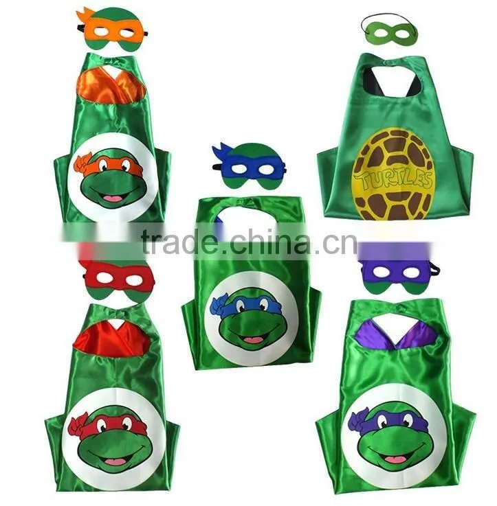Doule layer Kids Adult Super Hero Capes