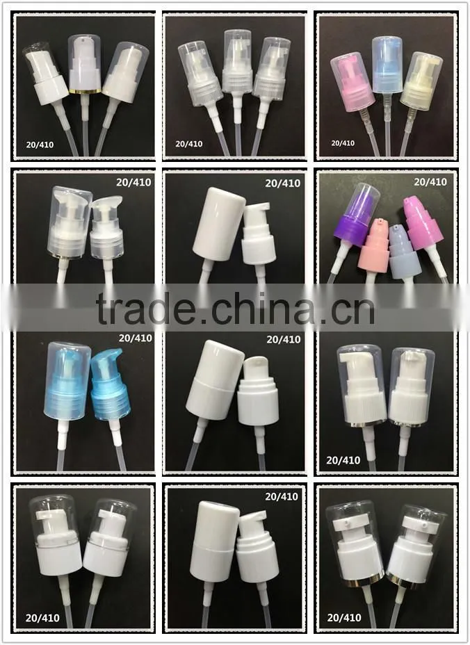 20/410 PP Material Full Cap Cosmetic Cream Pump Plastic Pump