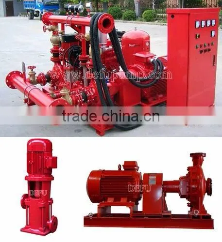 diesel engine centrifugal portable fire fighting water pump