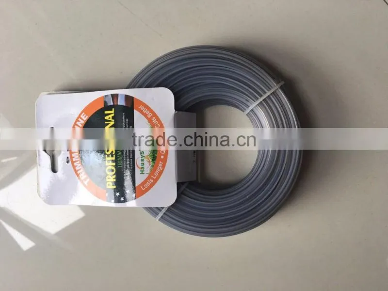 Green Quiet round twist square twist saw line Nylon grass trimmer line
