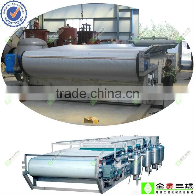 well slurry vacuum belt filter press