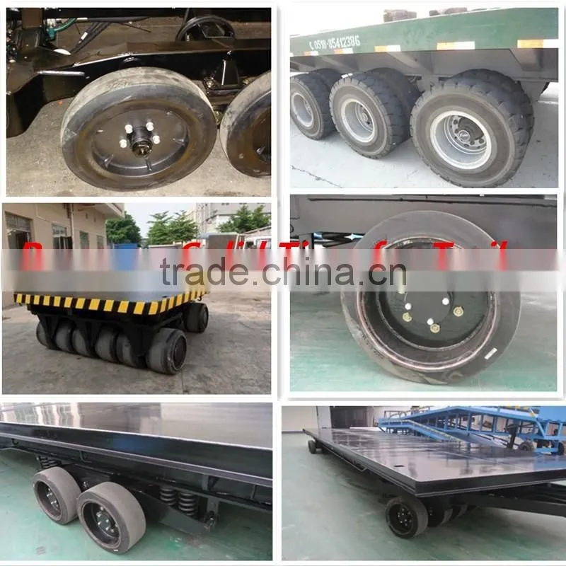 China factory supply Hot sales top quality press on tires smooth pattern tire 18x8x12 1/8 for port container trailers