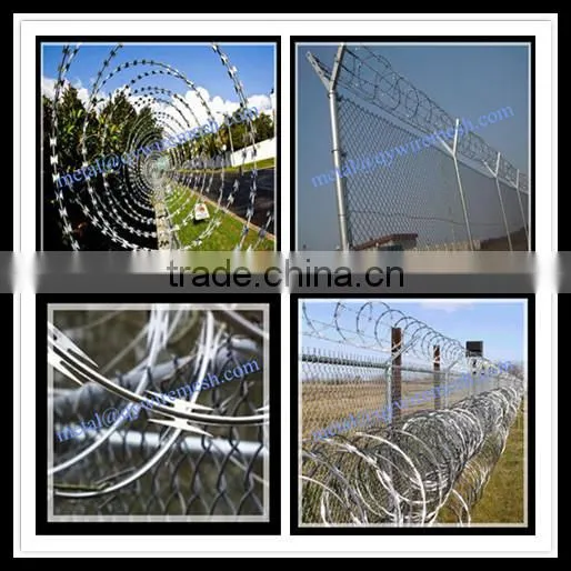 high quality concertina razor wire / high security razor wire price