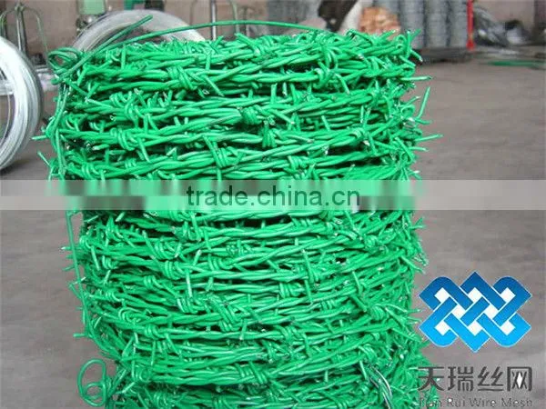 2013Hot-Salel! Low Price Galvanized/PVC Coated Barbed Wire(20yearsfactory)